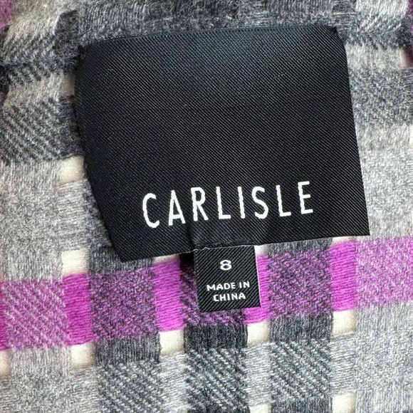 New Carlisle Open Wool Weave Crop Zip Front Jacket - Picture 4 of 5